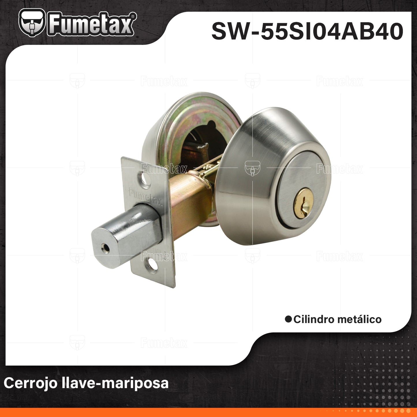 SW-55SI04SS40 (Caja master 24)(MOQ 1pz=1blister) Cerrojo llave-mariposa