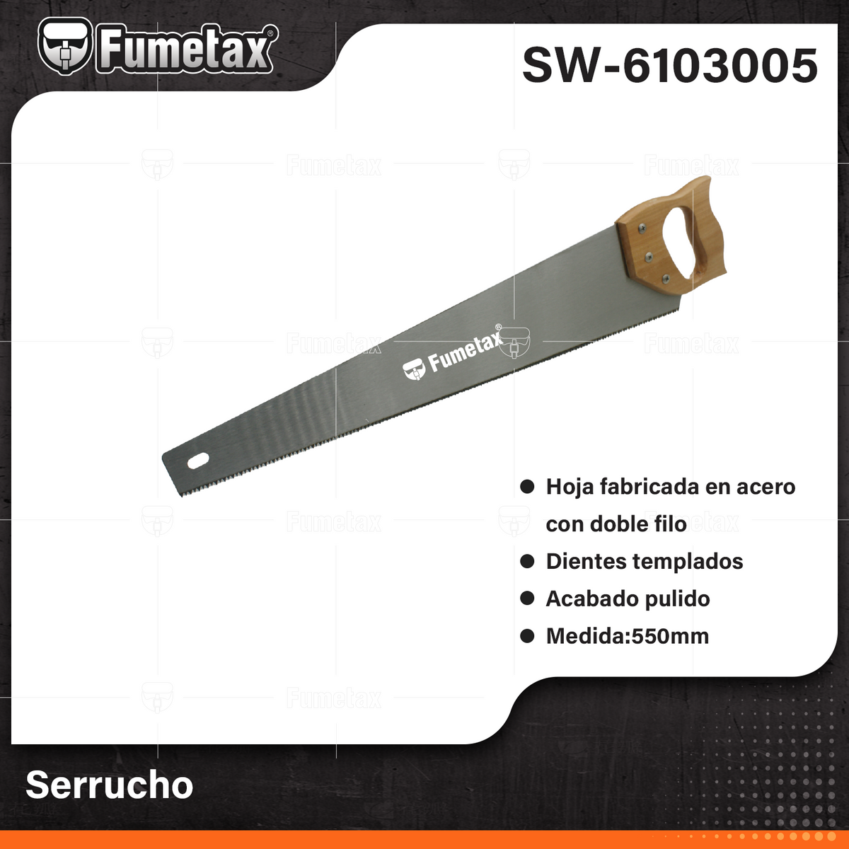 SW-6103005-(Caja master 1 CTN=36 SKU)-(MOQ 1 SKU)-Hoja de acero al alto carbono para óptima resistencia al desgaste
Cómodo mango cubierto de TPR antiderrapante para un agarre seguro