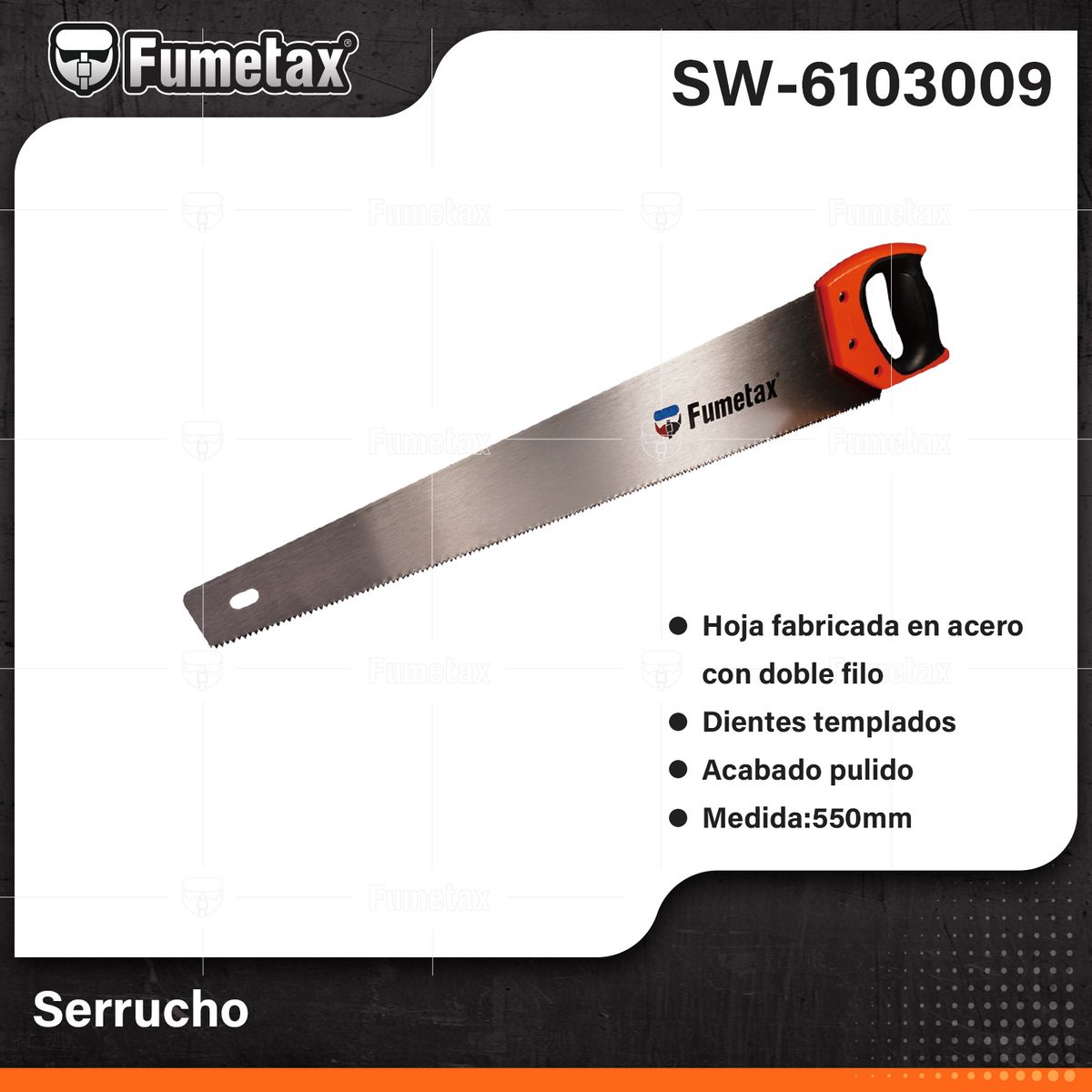 SW-6103009-(Caja master 1 CTN=36 SKU)-(MOQ 1 SKU)-Hoja de acero al alto carbono para óptima resistencia al desgaste
Mango más cómodo que facilita el ángulo de corte