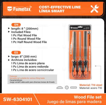 SW-6304101-(Caja master 1 CTN=36 SKU)-(MOQ 1 SKU)-largo:8" (200 mm)
Material: acero T10