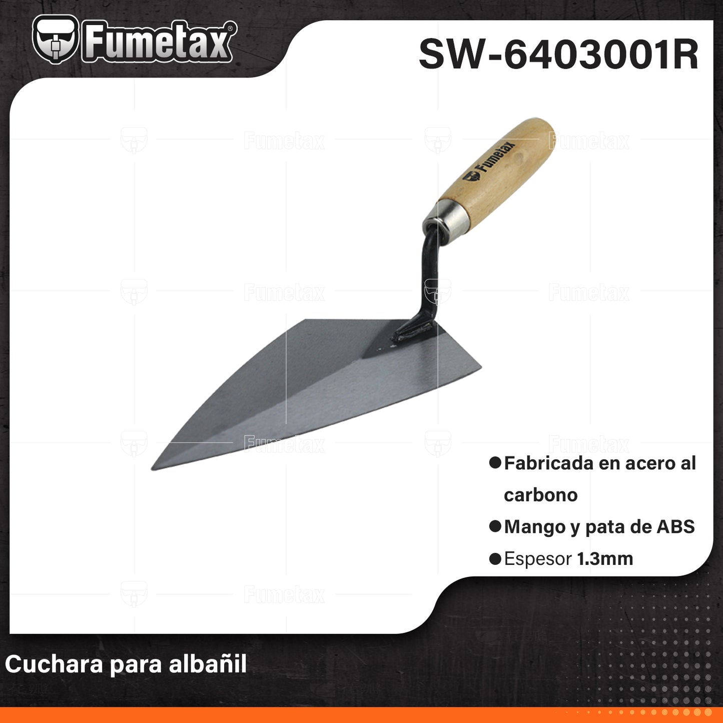 SW-6403001R-(Caja master 1 CTN=60 SKU)-(MOQ 12 SKU)-Fabricadas en acero al carbono
Mango de madera
