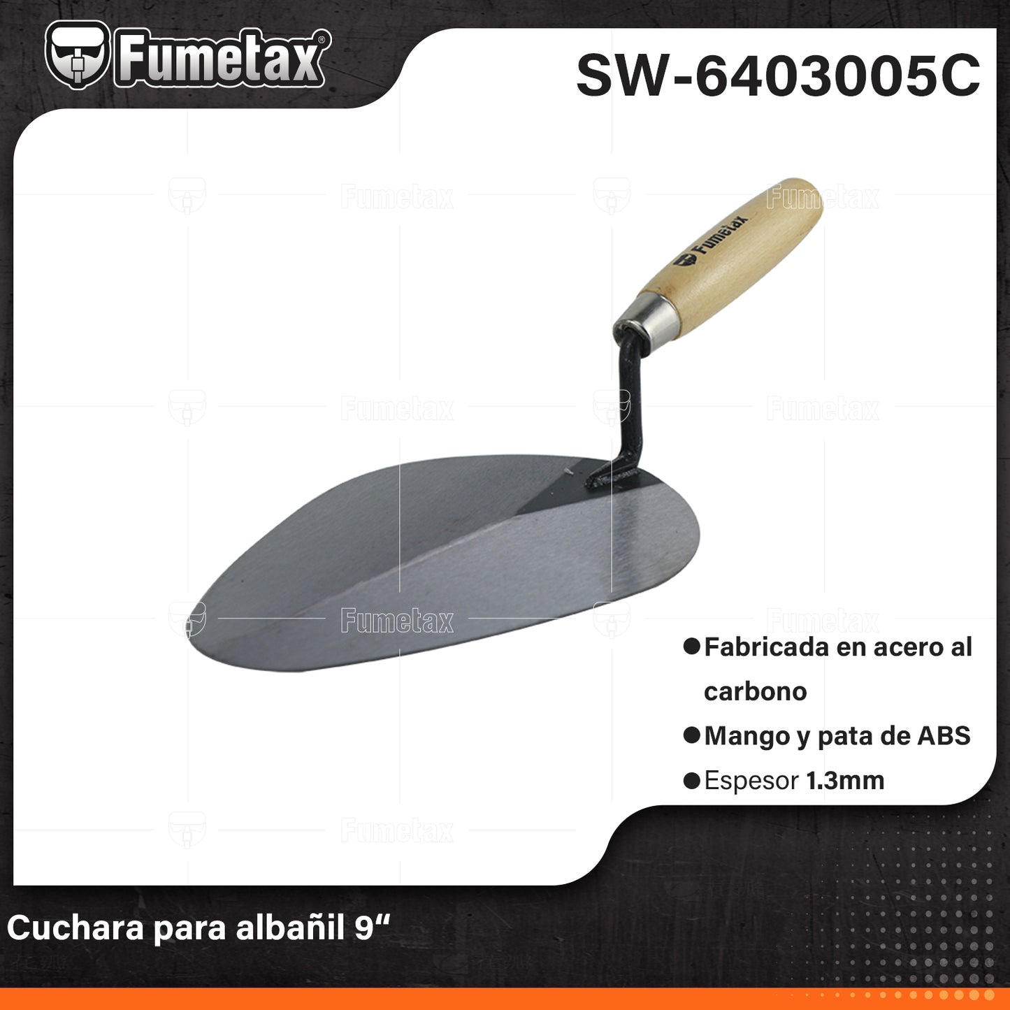 SW-6403005C-(Caja master 1 CTN=60 SKU)-(MOQ 6 SKU)-Fabricadas en acero al carbono
Mango de madera