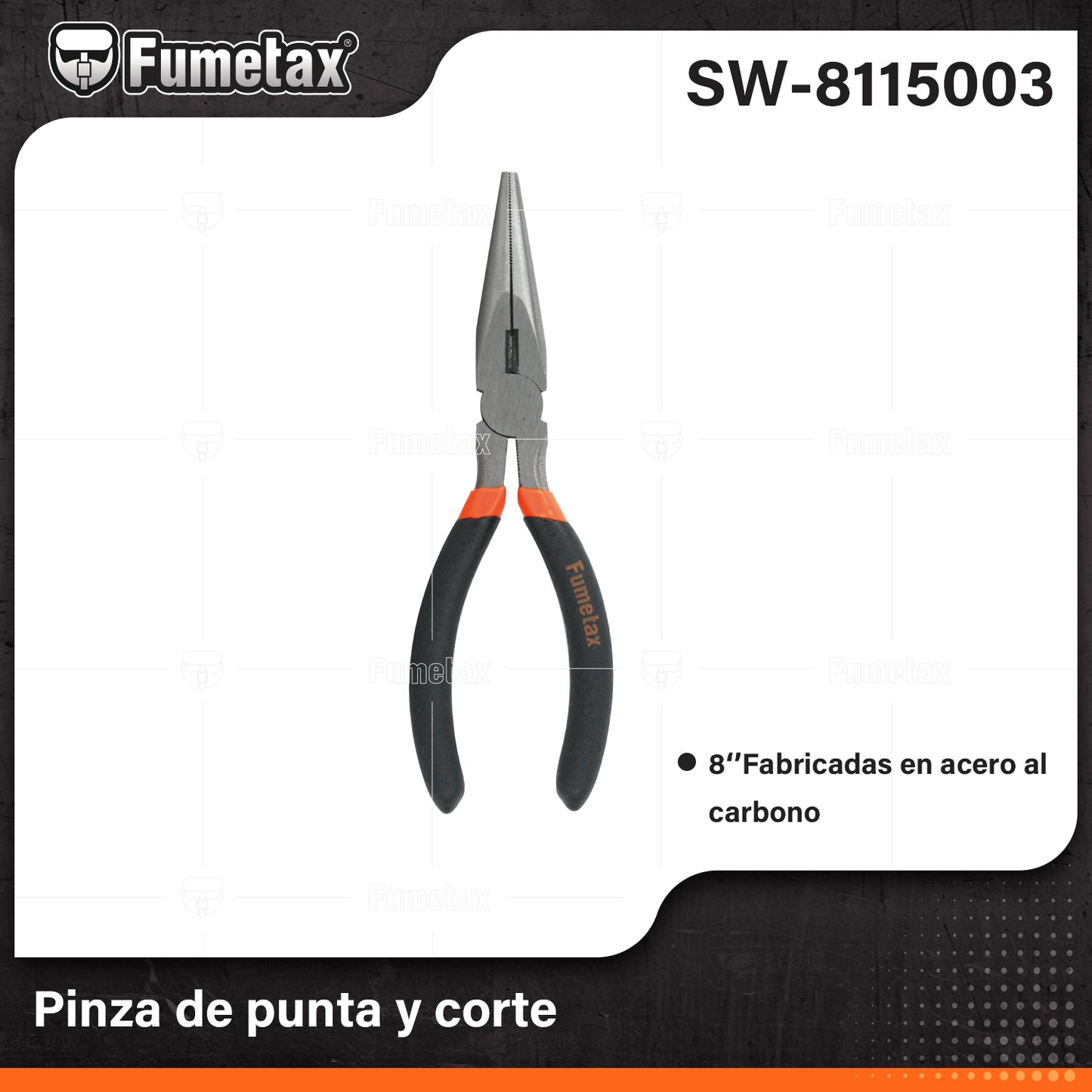 SW-8115003 (Caja master 60)(MOQ 1pz=1gancho) Pinza de punta y corte