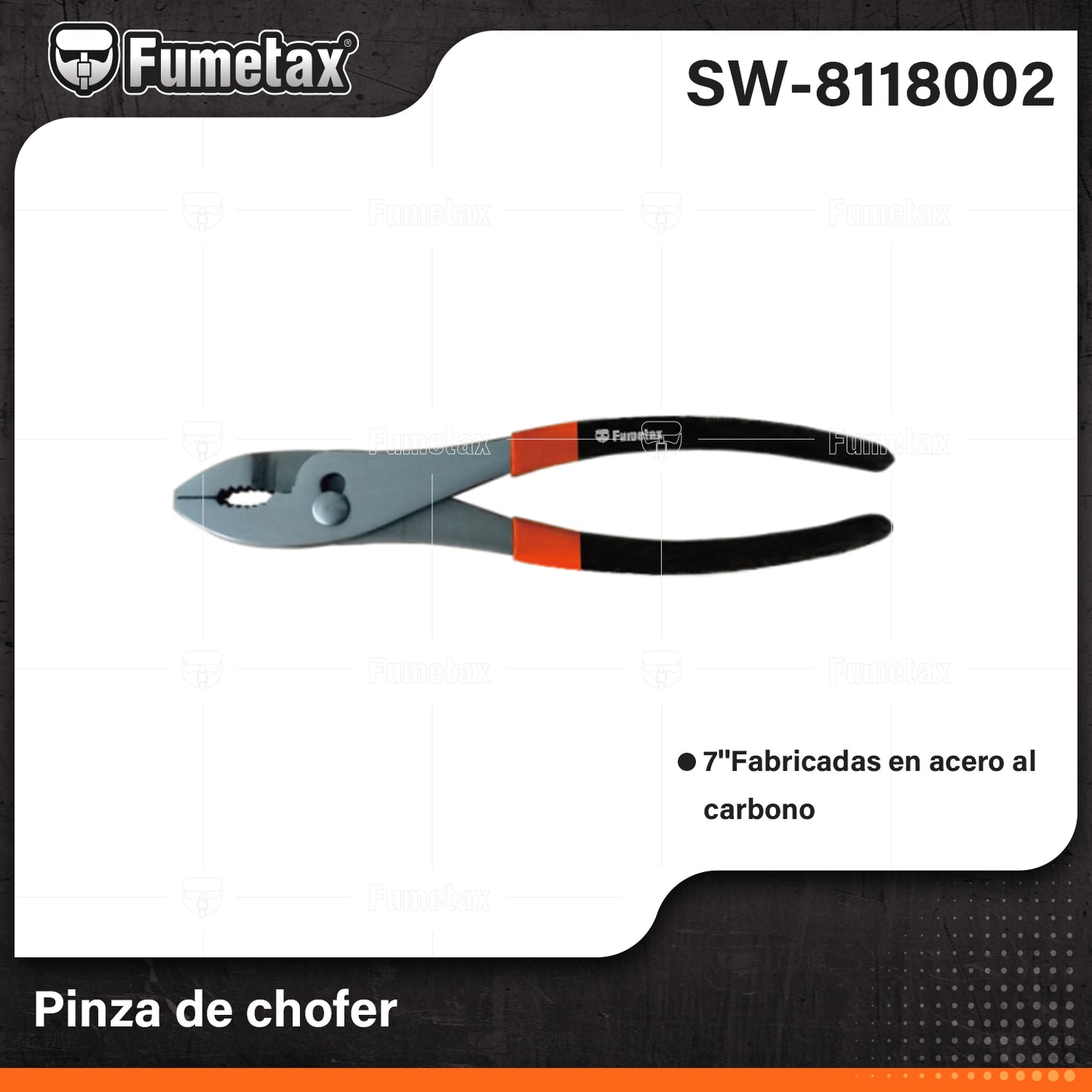 SW-8118002-(Caja master 1 CTN=60 SKU)-(MOQ 6 SKU)-Pinza de chofer
Fabricadas en acero al carbono