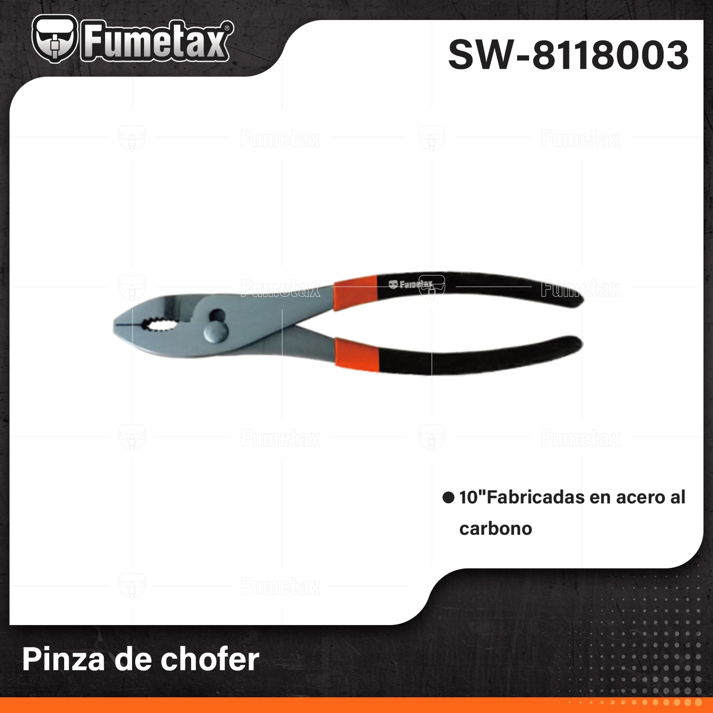 SW-8118003-(Caja master 1 CTN=60 SKU)-(MOQ 6 SKU)-Pinza de chofer
Fabricadas en acero al carbono