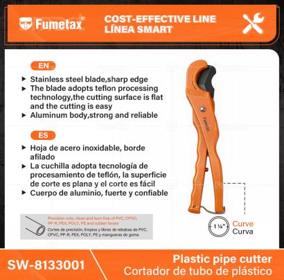 SW-8133001-(Caja master 1 CTN=72 SKU)-(MOQ 1 SKU)-Hoja de acero inoxidable, borde afilado
La cuchilla adopta tecnología de procesamiento de teflón, la superficie de corte es plana y el corte es fácil