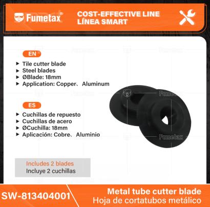 SW-813404001-(Caja master 1 CTN=800 SKU)-(MOQ 1 SKU)-Cuchillas de repuesto
Cuchillas de acero