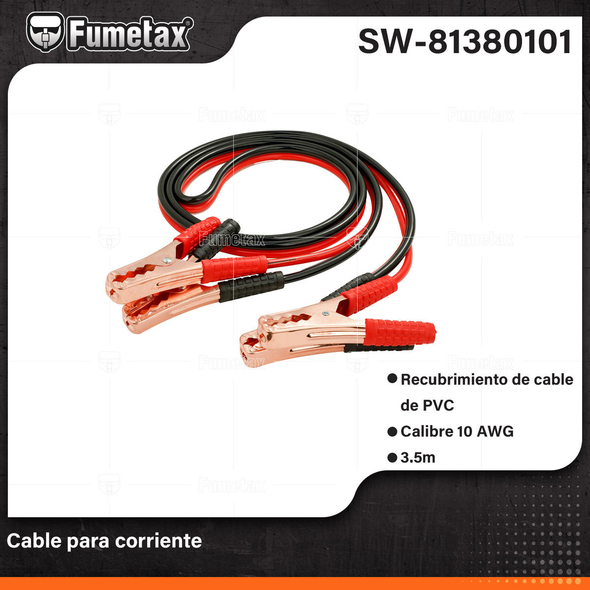 SW-81380102-(Caja master 1 CTN=12 SKU)-(MOQ 1 SKU)-Cable pasa corriente
Mayor flexibilidad para fácil manejo, no se enredan