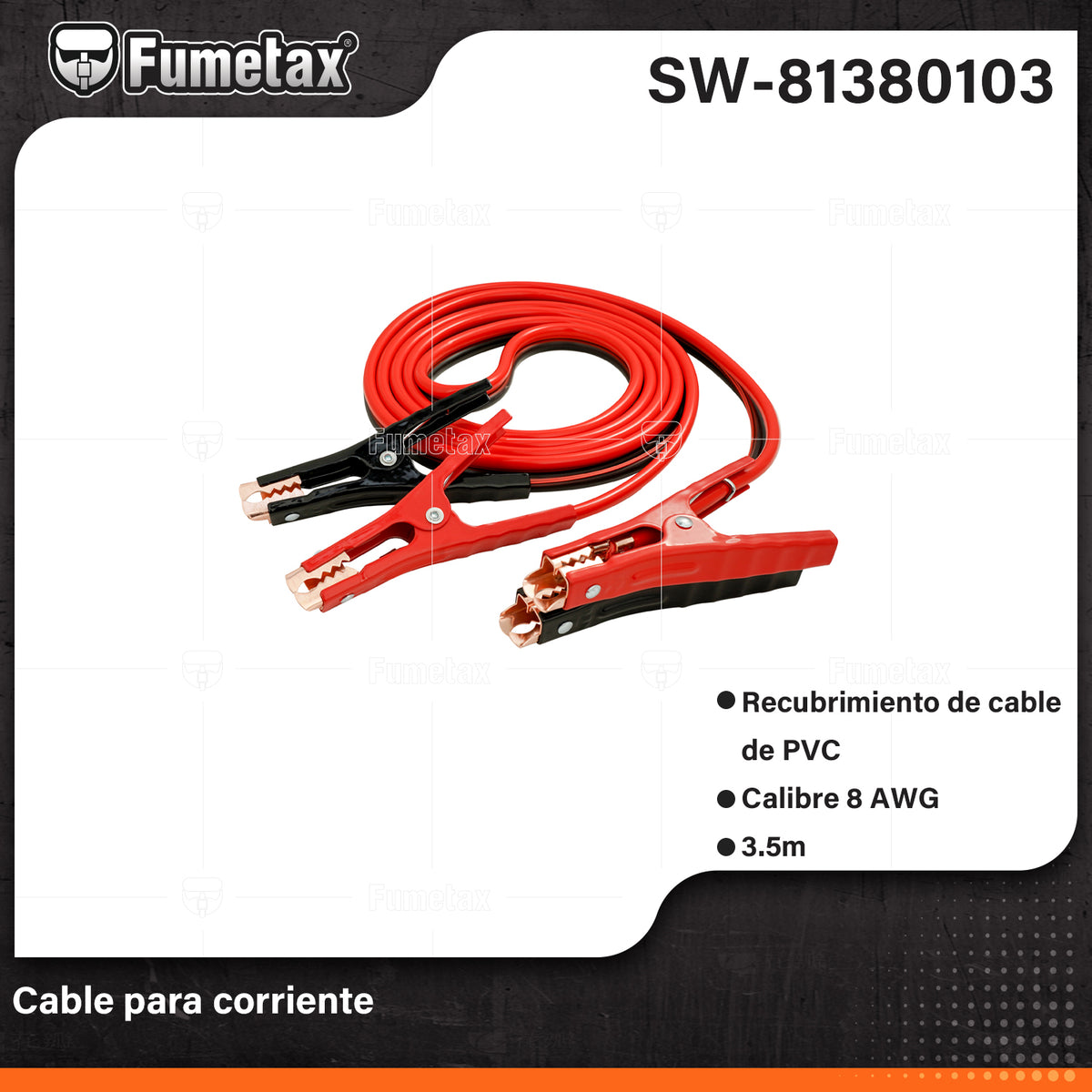 SW-81380103-(Caja master 1 CTN=10 SKU)-(MOQ 1 SKU)-Cable pasa corriente
Mayor flexibilidad para fácil manejo, no se enredan