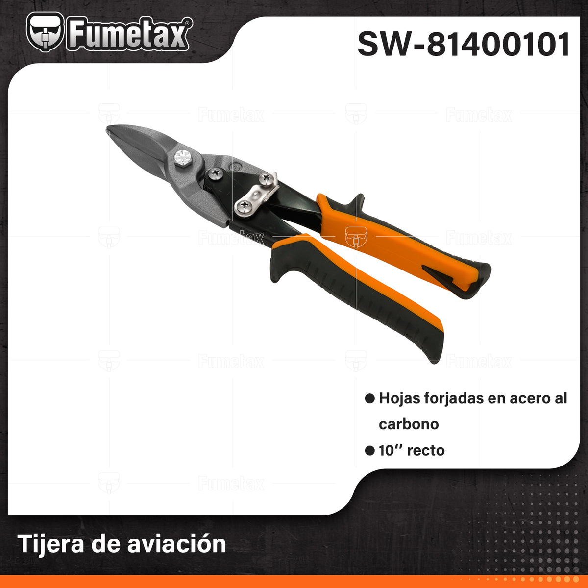 SW-81400101-(Caja master 1 CTN=40 SKU)-(MOQ 1 SKU)-Tijera de aviación recta
Corte recto