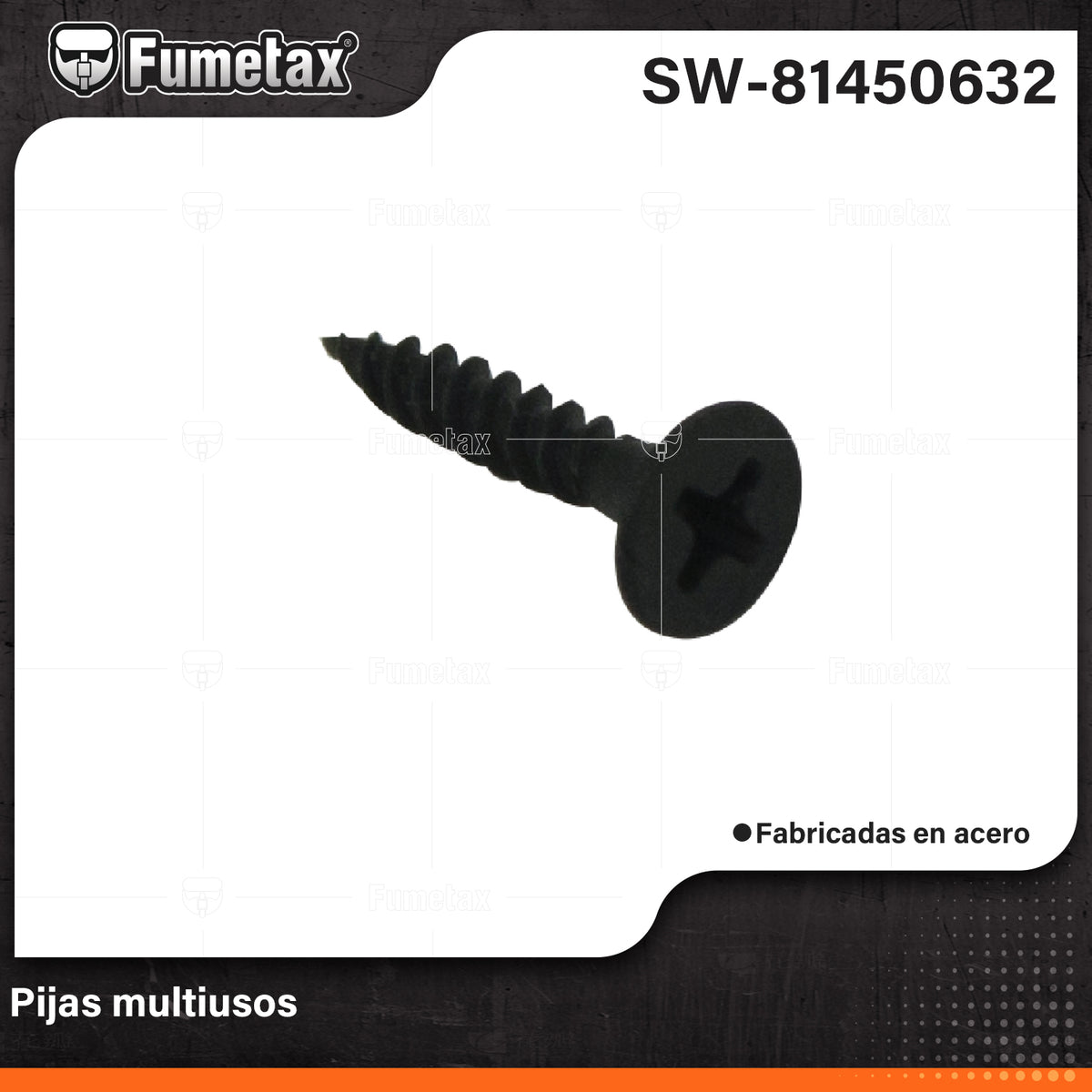 SW-81450632-(Caja master 1 CTN=18 SKU)-(MOQ 1 SKU)-Pijas de acero pavonado
Fabricadas en cero con acabado fosfatado negro para mayor protección contra corrosión