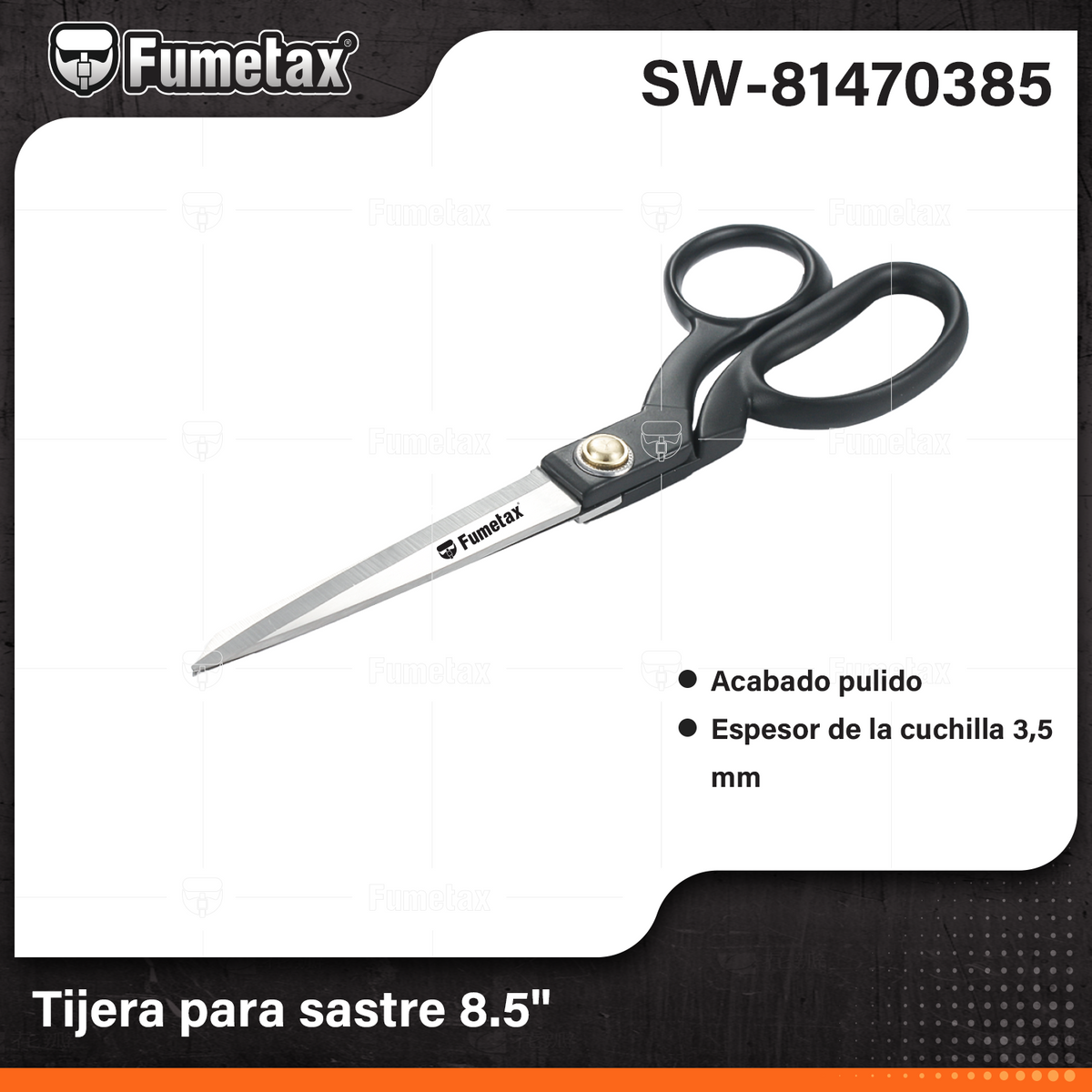SW-81470385-(Caja master 1 CTN=60 SKU)-(MOQ 1 SKU)-Tijera para costura
Hojas de acero inoxidable