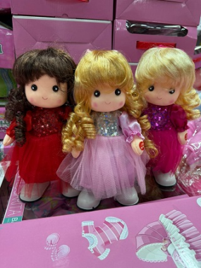 WW841-3 MUÑECO ANDANTE CON MUSICA 30CM (60PZ/caja)