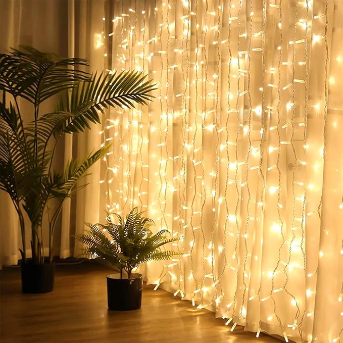 LED cortina lluvia 320 fogos (3×3 metros)