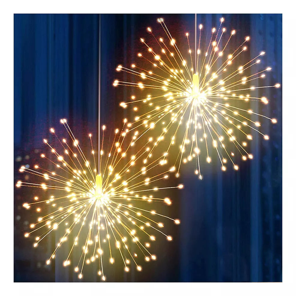 LED fuegos artificiales 6 ramas 300 fogos (2 metros)
