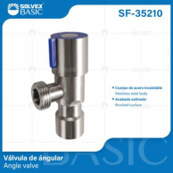 SF-35210 (Caja master 100)(MOQ 1 pz=1 bolsa) Válvula de ángular Angle valve