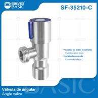 SF-35210-C (Caja master 100)(MOQ 1 pz=1 bolsa) Válvula de ángular Angle valve