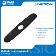 SF-61702-N  (Caja master 100)(MOQ 1 pz=1 caja) Cubierta para monomando