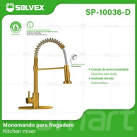 SP-10036-D (Caja master 6)(MOQ 1 pz=1 caja) Monomando para fregadero (Copia)