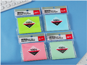3X3-DP-03(Caja-600)NOTA DE POSTICK PASTEL 100 HOJAS