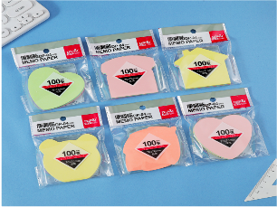 3X3-DP-04(Caja-600)NOTA DE POSTICK PASTEL 100 HOJAS