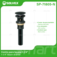 SP-71805-N (Caja master 50)(MOQ 1pz=1caja) Contra para lavabo 11/4"