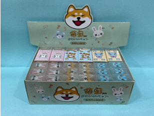 8003(Caja-40)GOMA DE BORRAR
FIGURA ANIMALITOS 36 PZS