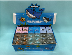 8104(Caja-40)GOMA DE BORRAR
FIGURA PECES 36 PZS