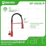 SP-10036-R (Caja master 6)(MOQ 1 pz=1 caja) Monomando para fregadero (Copia)