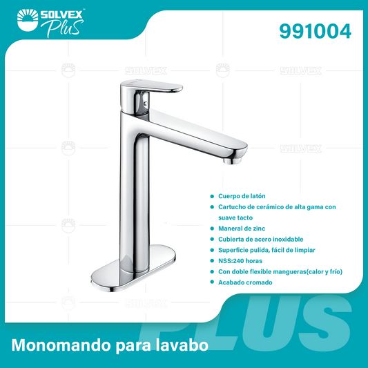 991004 (Caja master 5)(MOQ 1 pz=1 caja) Monomando para lavabo