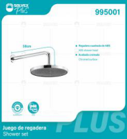 995001 (Caja master 6)(MOQ 1 juego=1 caja) Juego de regadera Shower set