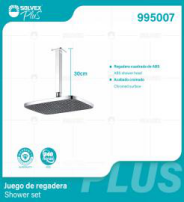 995007 (Caja master 6)(MOQ 1 juego=1 caja) Juego de regadera Shower set