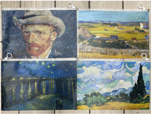 A2003-1(Caja-600)SOBRE PLASTICO T/OFICIO VAN GOGH