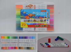 A300-72 (Caja-20) "MARCADOR ACRÍLICO 72 COLORES PUNTA BALA COLORES INTENSOS MARCA ADEKOLOR"