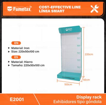 E2001-(Caja master 1 CTN=1 SKU)-(MOQ 1 SKU)-Tamaño:220*50*100cm