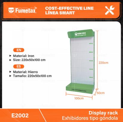 E2002-(Caja master 1 CTN=1 SKU)-(MOQ 1 SKU)-Tamaño:220*50*100cm