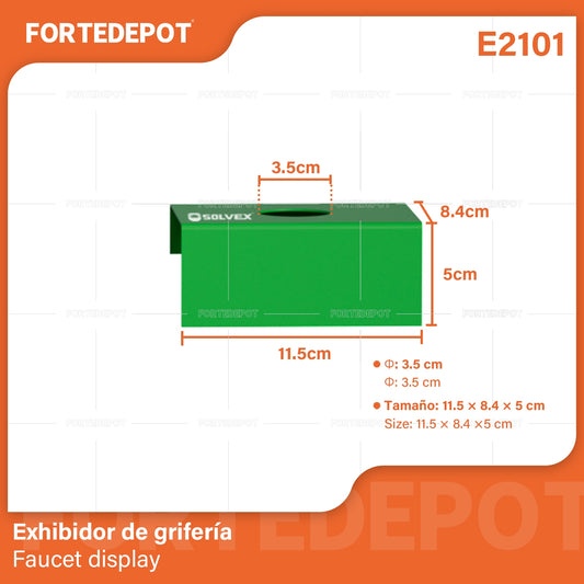 E2101-(Caja master 1 CTN=50 SKU)-(MOQ 1 SKU)-Tamaño:11.5*8.4*5cm
Φ：3.5CM