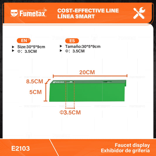 E2103-(Caja master 1 CTN=50 SKU)-(MOQ 1 SKU)-Tamaño:30*5*9cm
Φ：2.5CM