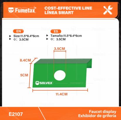 E2107-(Caja master 1 CTN=50 SKU)-(MOQ 1 SKU)-Tamaño:11.5*8.4*5cm
Φ：3.5CM