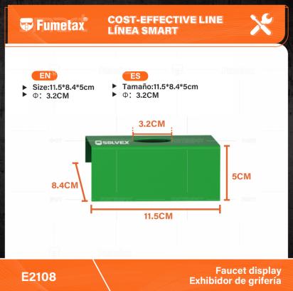 E2108-(Caja master 1 CTN=50 SKU)-(MOQ 1 SKU)-Tamaño:11.5*8.4*5cm
Φ：3.2CM