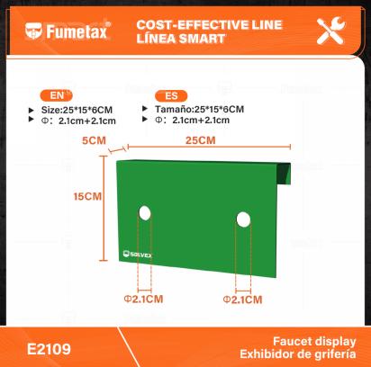 E2109-(Caja master 1 CTN=50 SKU)-(MOQ 1 SKU)-Tamaño:25*15*5CM
Φ：2.1cm+2.1cm