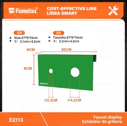 E2113-(Caja master 1 CTN=50 SKU)-(MOQ 1 SKU)-Tamaño:30*8*9cm
Φ：2.1cm+4.2cm