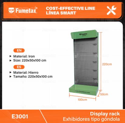 E3001-(Caja master 1 CTN=1 SKU)-(MOQ 1 SKU)-Tamaño:220*50*100cm