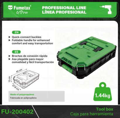 FU-200402-(Caja master 1 CTN=8 SKU)-(MOQ 1 SKU)-Fabricada en polipropileno
Broches de conexión rápida