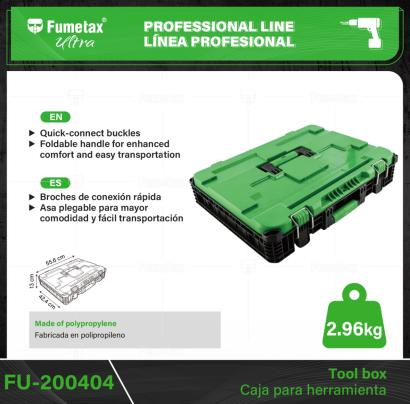 FU-200404-(Caja master 1 CTN=2 SKU)-(MOQ 1 SKU)-Fabricada en polipropileno
Broches de conexión rápida