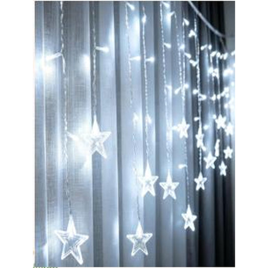 HZ8033 LED cascada 200 fogos con estrella (4.5 metros)
