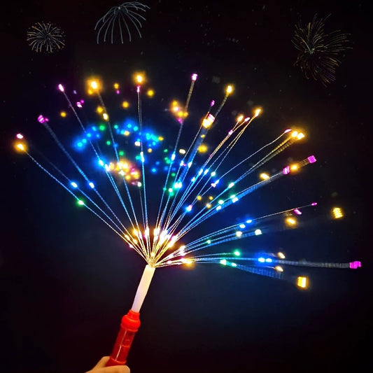 HZ8090 LED fuegos artificiales 6 ramas 300 fogos (2 metros)