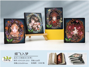 JZA5128-2298(Caja-80)CUADERNO CON HOJA DECORADA
128 HOJAS