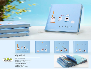 JZB6112-2391(Caja-96)CUADERNO CON HOJAS DECORADAS 112 HOJAS