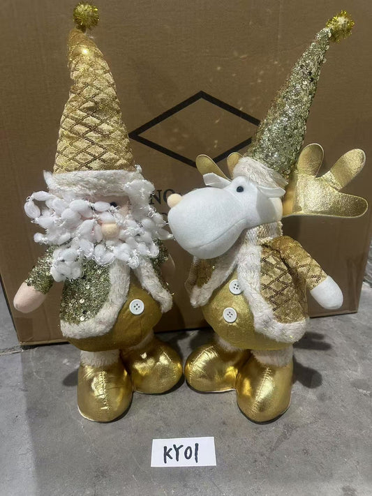 KY01  MUÑECO TELESCÓPICA NAVIDAD  65cm(72pcs/caja)